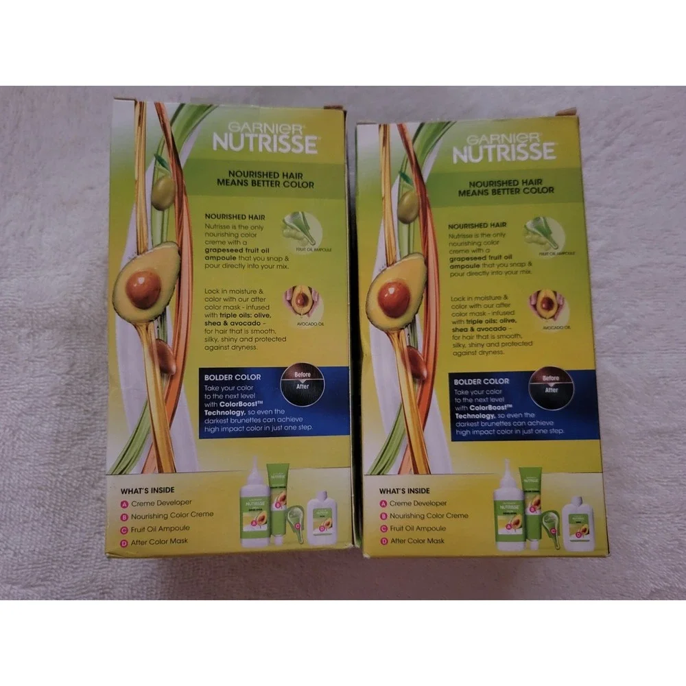 GARNIER NUTRISSE Ultra Nourishing Color Creme TL1 Teal Forest /Deep Intense X 2